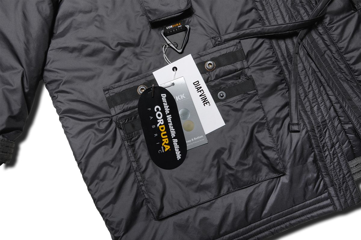 디아프바인(DIAFVINE) DV.LOT 646 CORDURA® Combat Robe -Black-