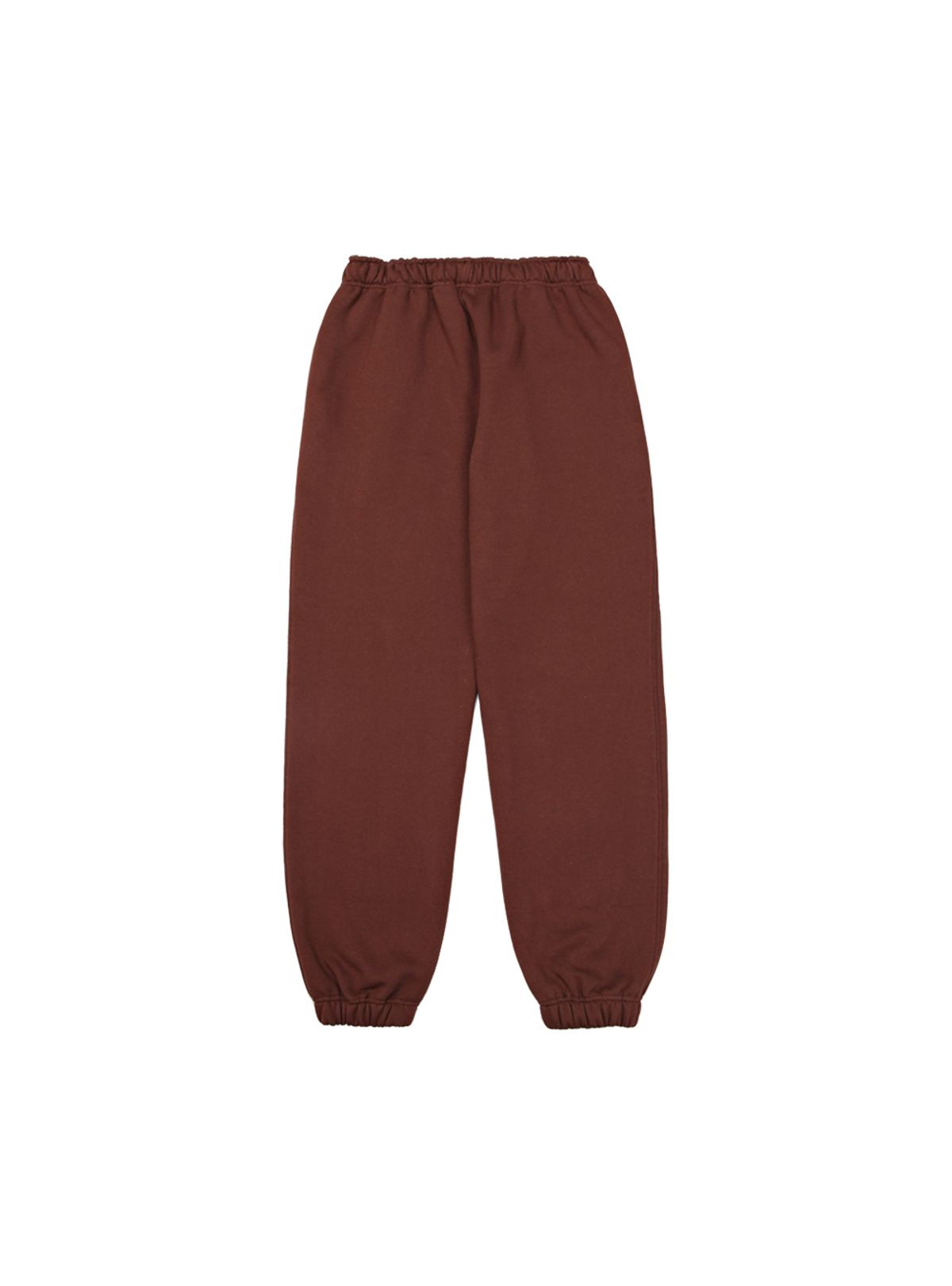 그리미(GREEMY) NEW SMALL LOGO JOGGER PANTS(BROWN)
