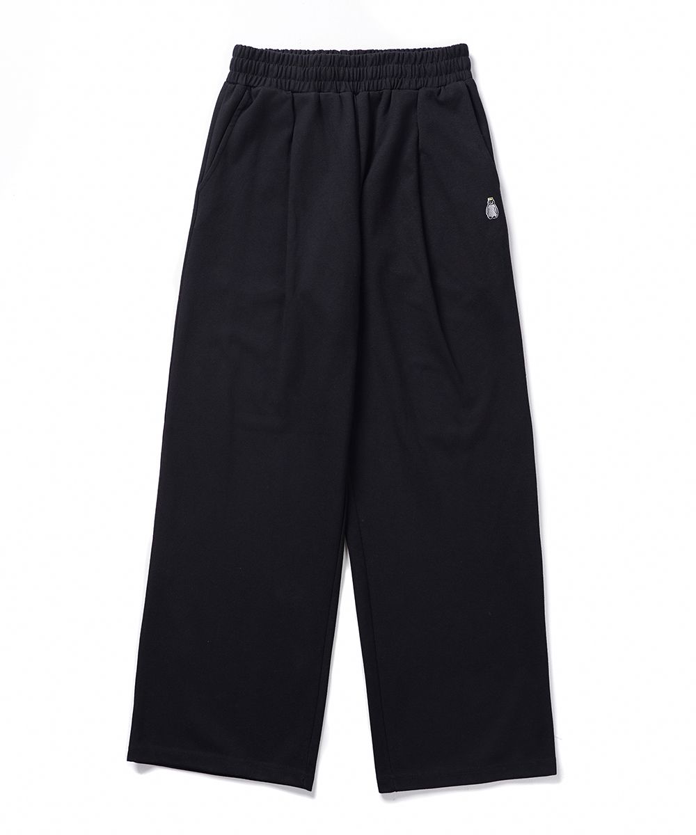 ★TWS★【GAKKAI UNIONS】★Rising sweat string line pant.s★ MUSINSA | GAKKAI UNIONS SINGLE PLEATED WIDE SWEATPANTS BLACK