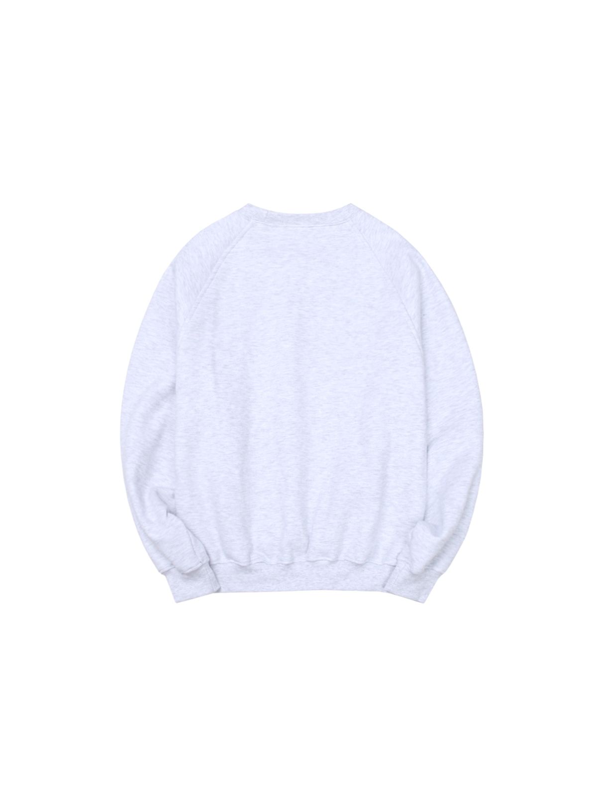 그리미(GREEMY) OLD SCHOOL LOGO SWEATSHIRTS(MELANGE GREY)