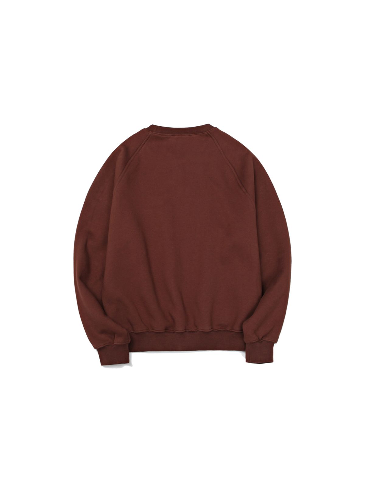 그리미(GREEMY) OLD SCHOOL LOGO SWEATSHIRTS(BROWN)