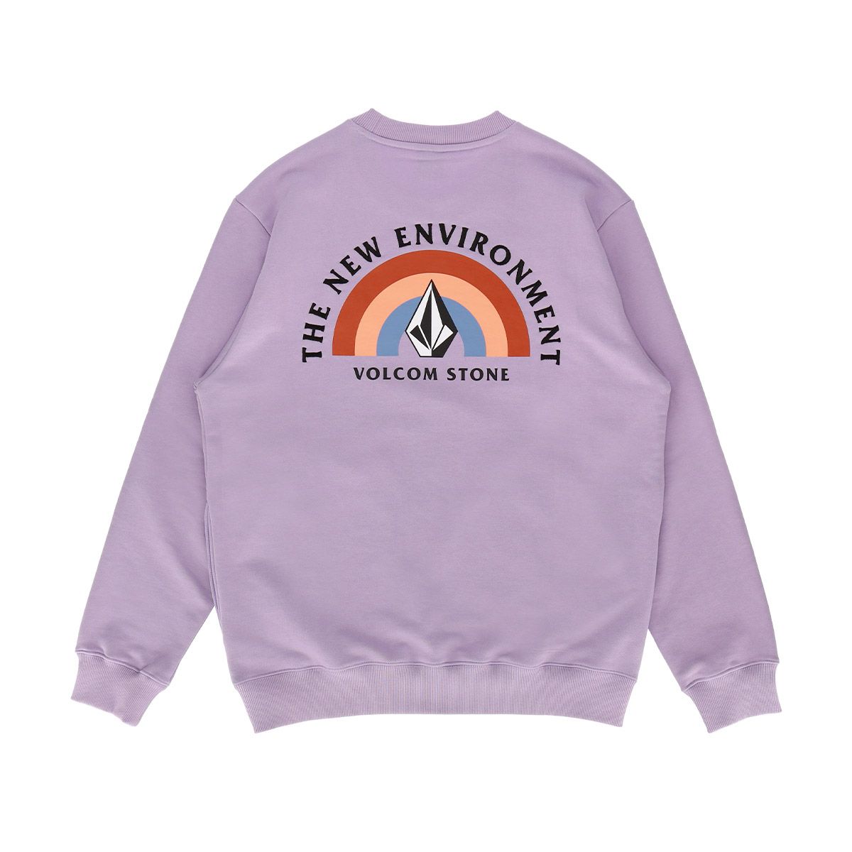 볼컴(VOLCOM) 레인보우 컴포트핏 맨투맨(라이트 퍼플)