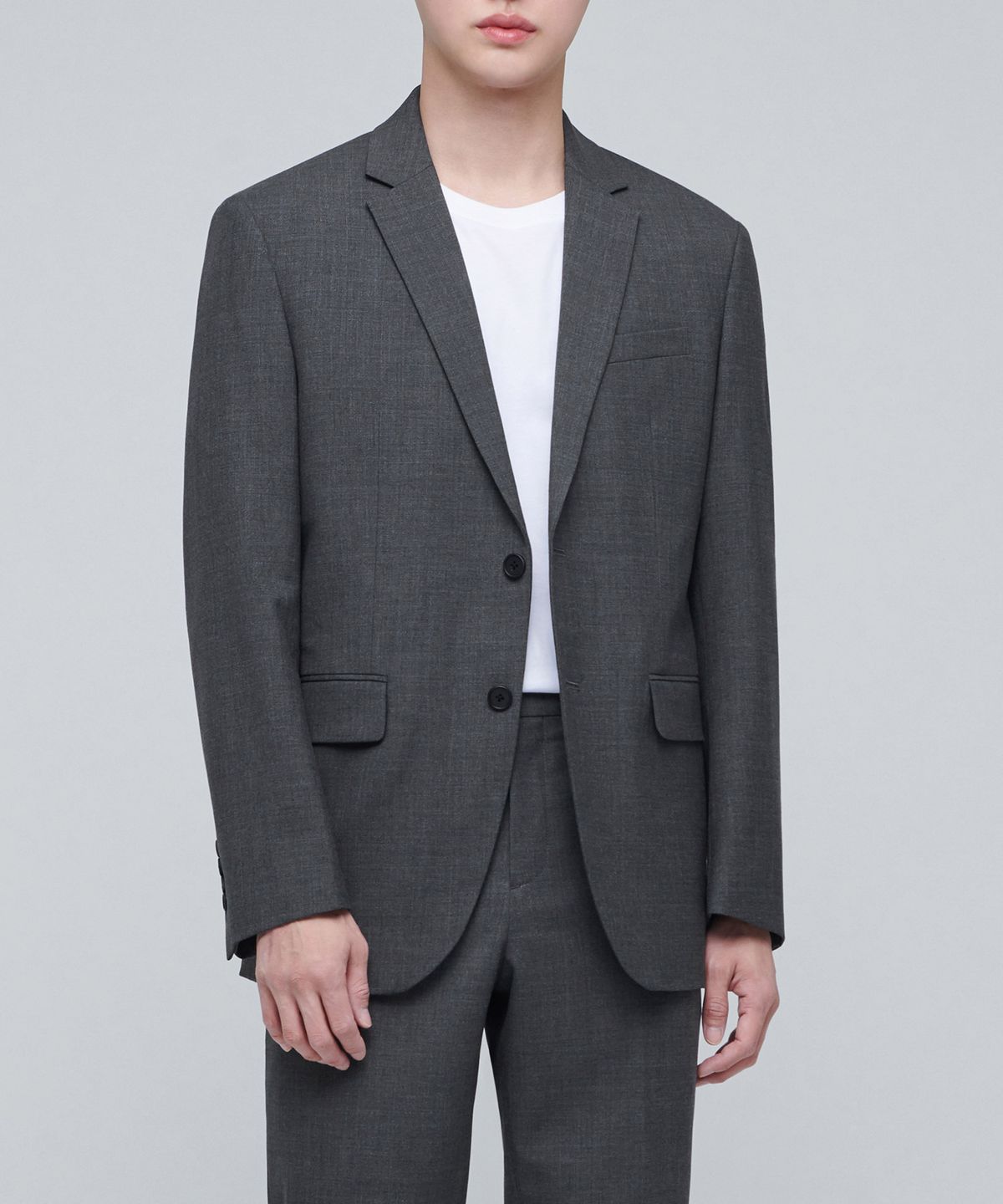 무신사 스탠다드(MUSINSA STANDARD) 베이식 울 블레이저 [미디엄 그레이]