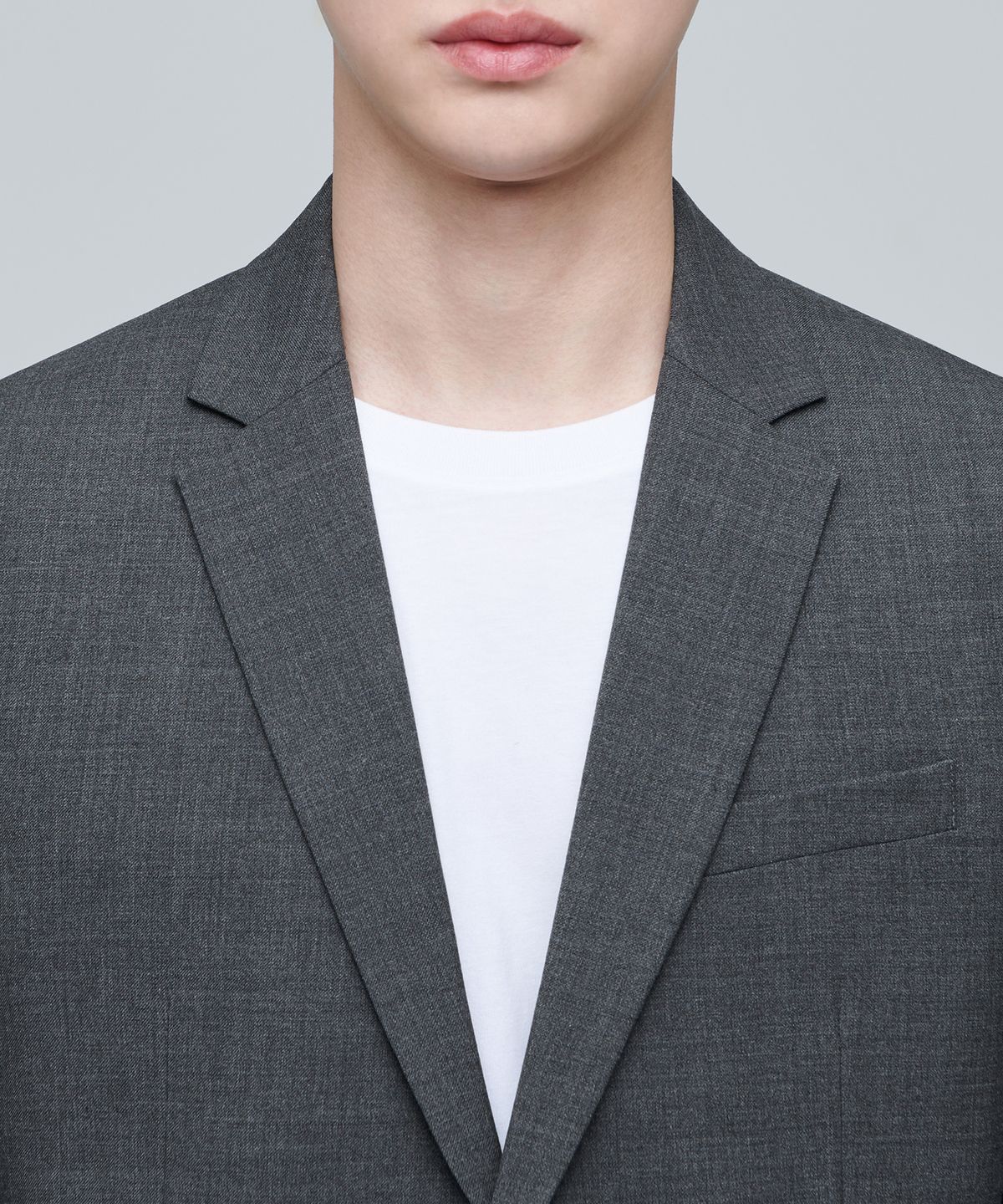 무신사 스탠다드(MUSINSA STANDARD) 베이식 울 블레이저 [미디엄 그레이]
