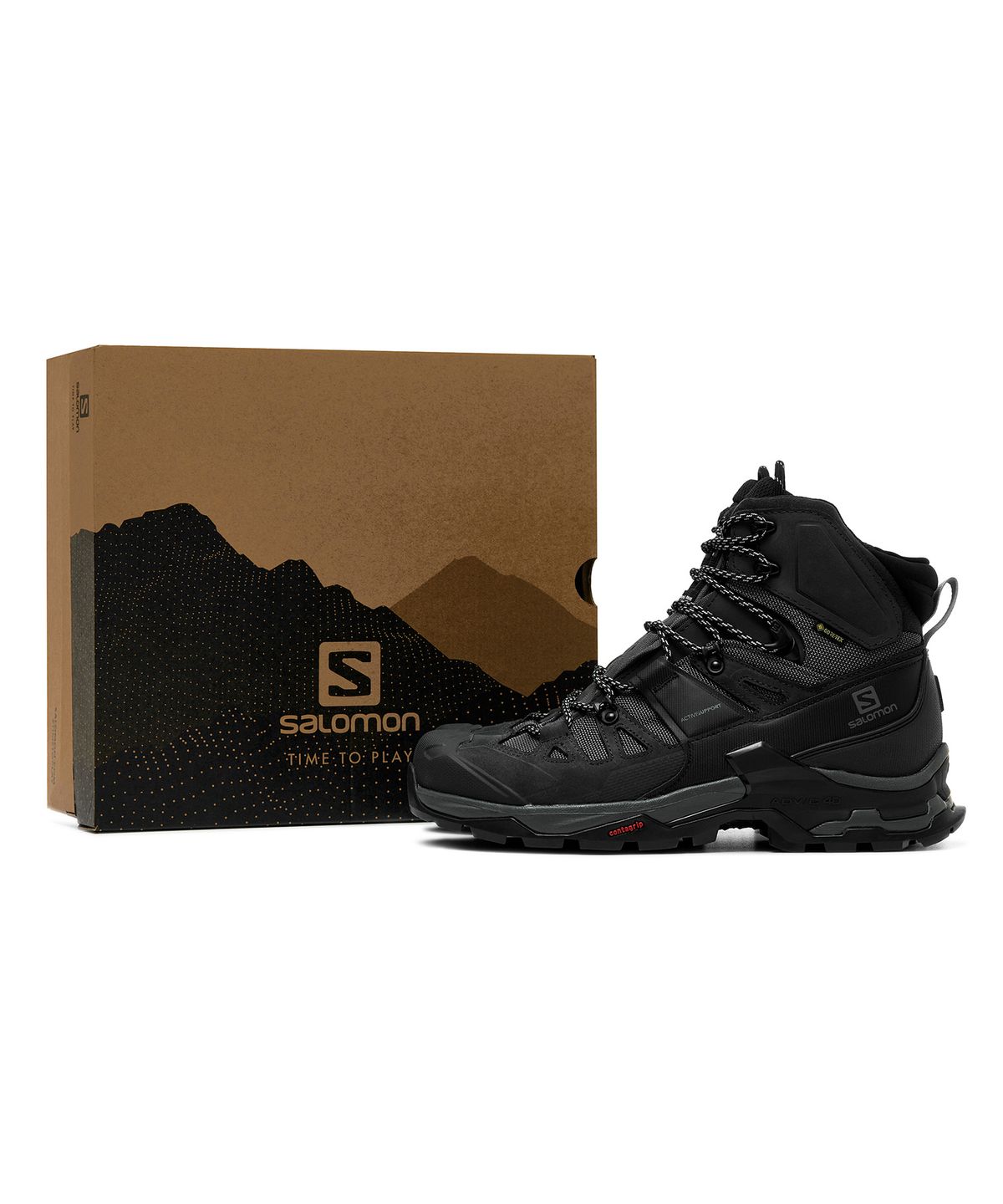 살로몬(SALOMON) 퀘스트 4 GTX - 마그넷:블랙:쿼리 / L41292600