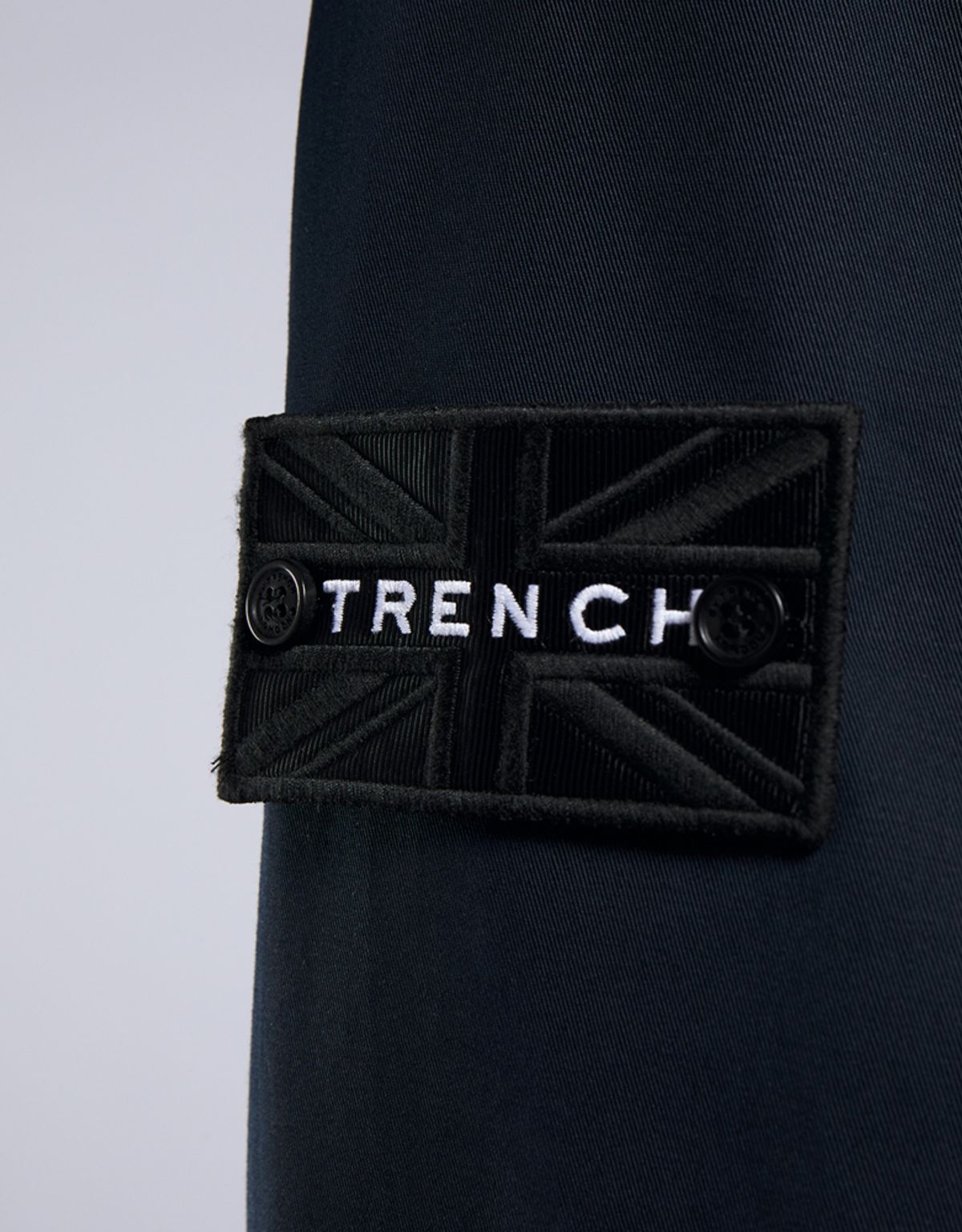 트렌치런던(TRENCH LONDON) 나이트 트렌치 코트 (NAVY/FLAG/WHITE)