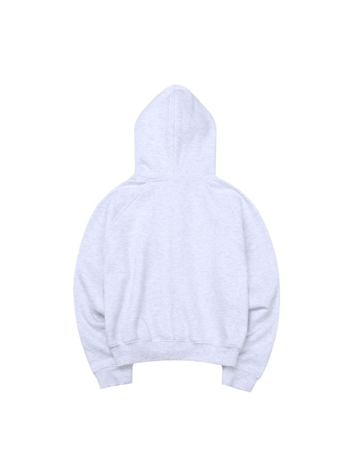 그리미(GREEMY) BOOKLE LOGO HOODIE(MELANGE GREY)