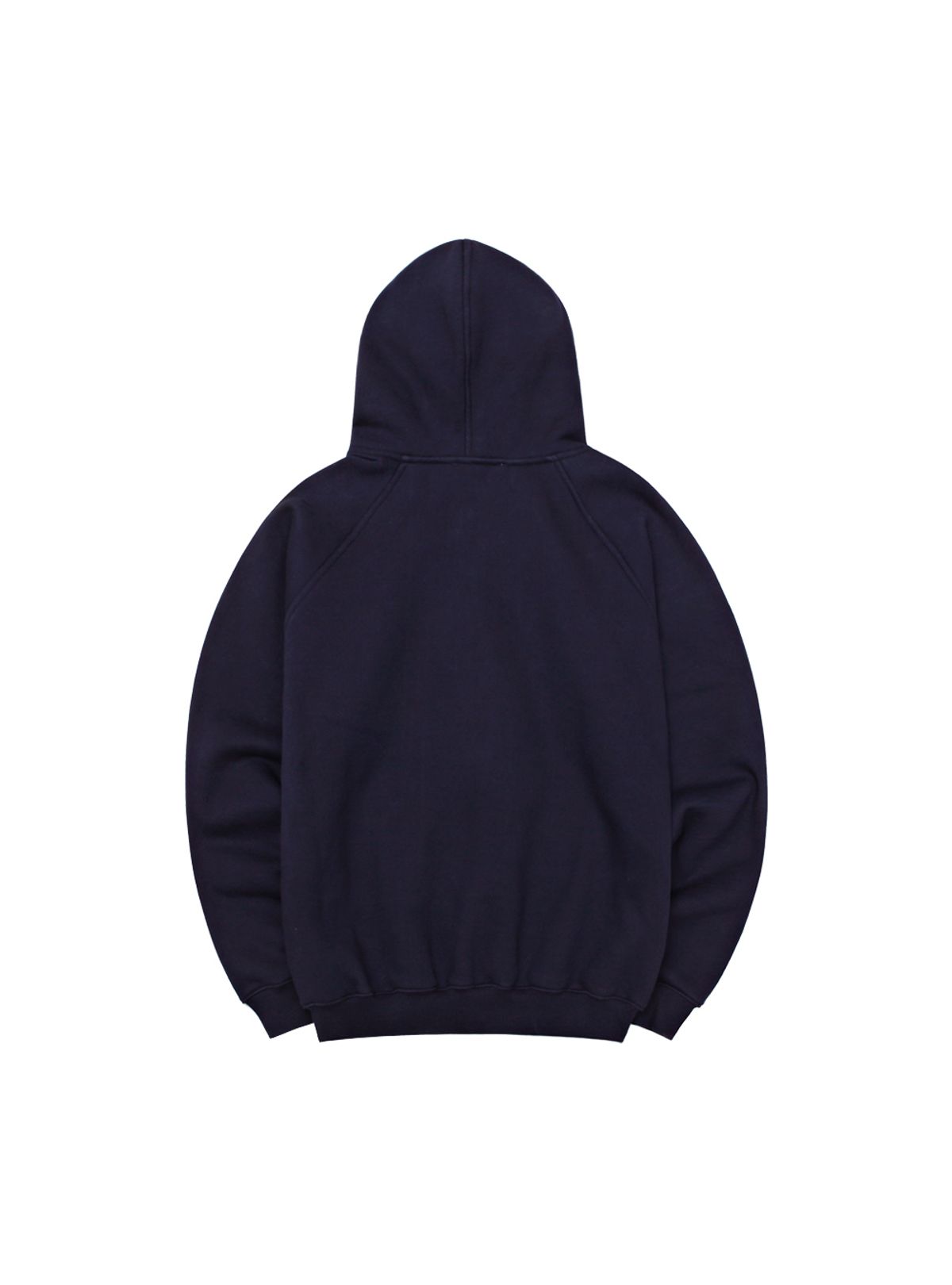 그리미(GREEMY) SMALL LOGO HOODIE ZIP-UP (NAVY)
