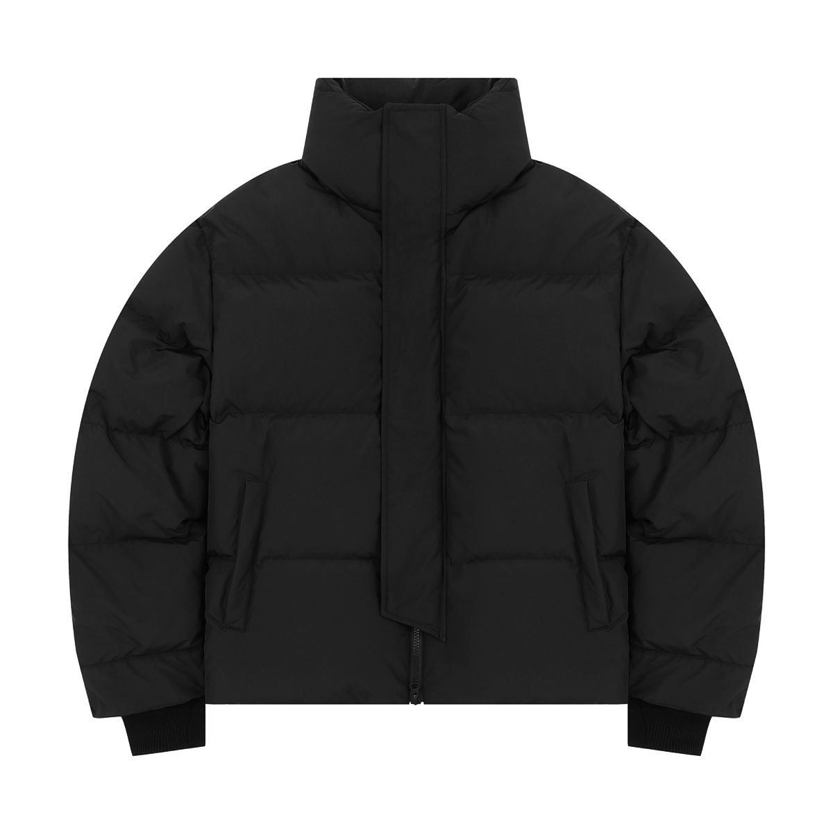 넌블랭크(NONBLANK) 푸퍼 숏 패딩_BLACK