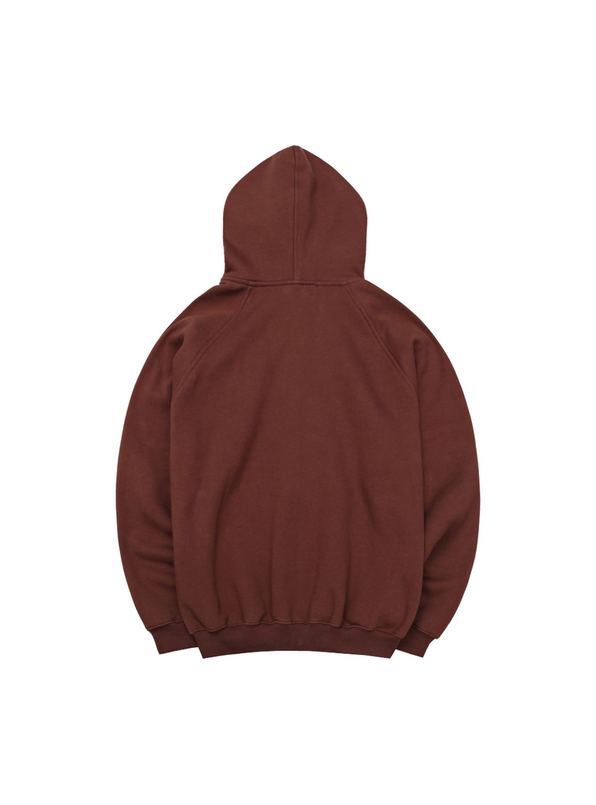 그리미(GREEMY) SMALL LOGO HOODIE ZIP-UP (BROWN)