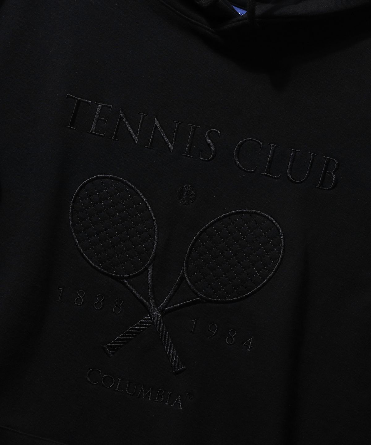 컬럼비아 유니버시티(COLUMBIA UNIVERSITY) 1888 TENNIS CLUB HOODIE 블랙