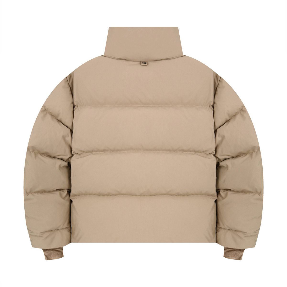 넌블랭크(NONBLANK) 푸퍼 숏 패딩_LIGHT BROWN