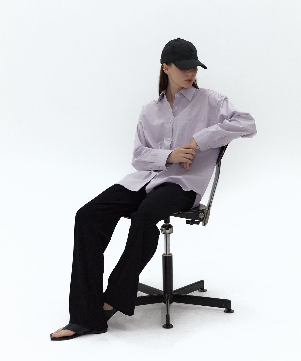 38컴온커먼(38COMEONCOMMON) 21AU RIB KNIT PANTS (BLACK)