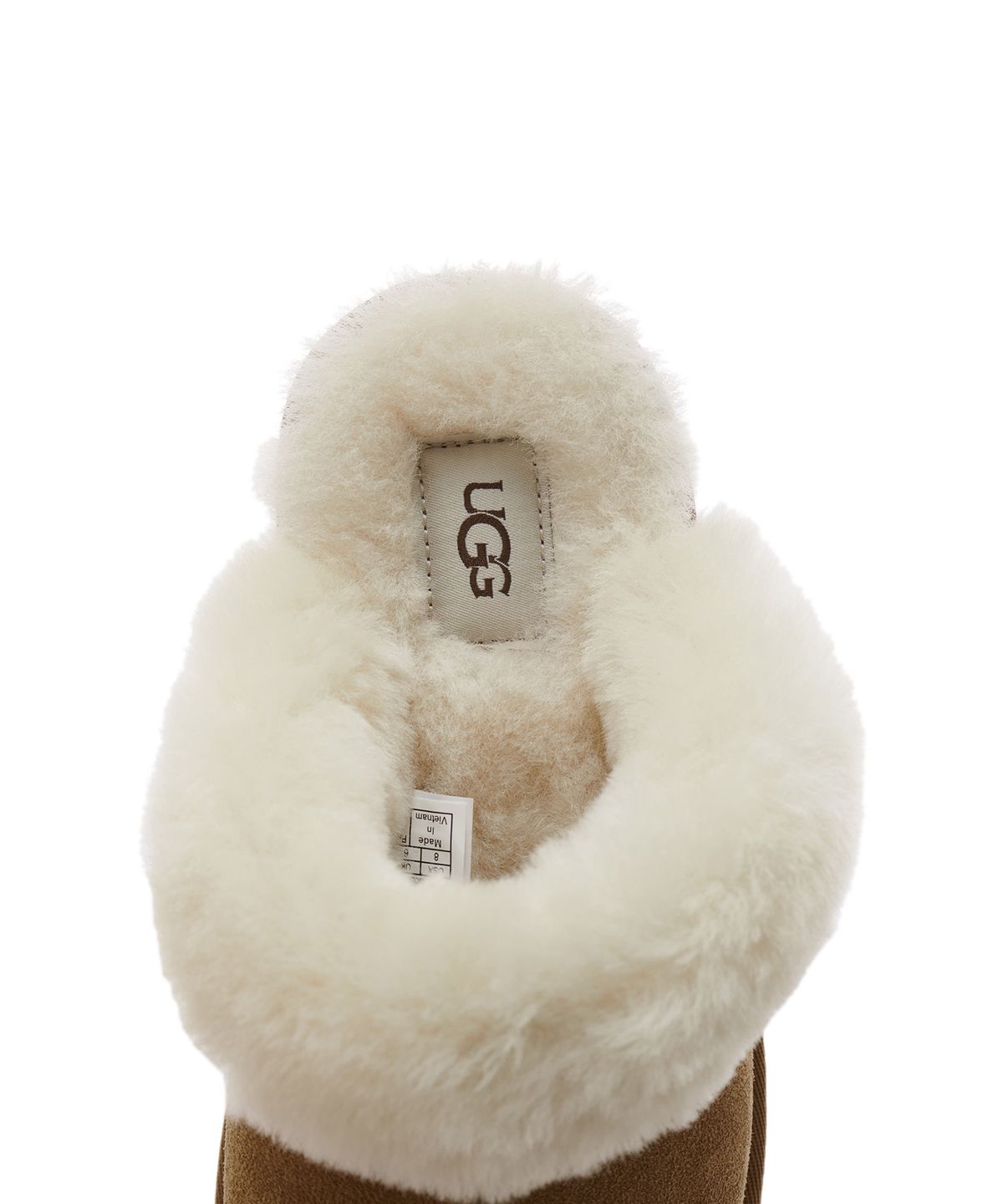 어그(UGG) [WOMEN] 쉽스킨 스웨이드 슬리퍼 (스커페트 II) - 체스넛 / 1106872CHE