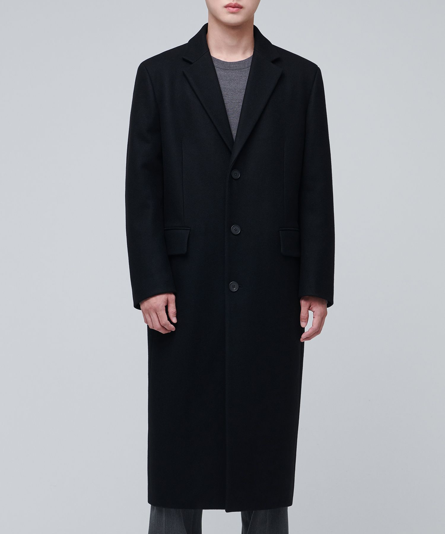 MUSINSA | MUSINSA STANDARD MTR DADDY SHOULDER SINGLE BREASTED LONG