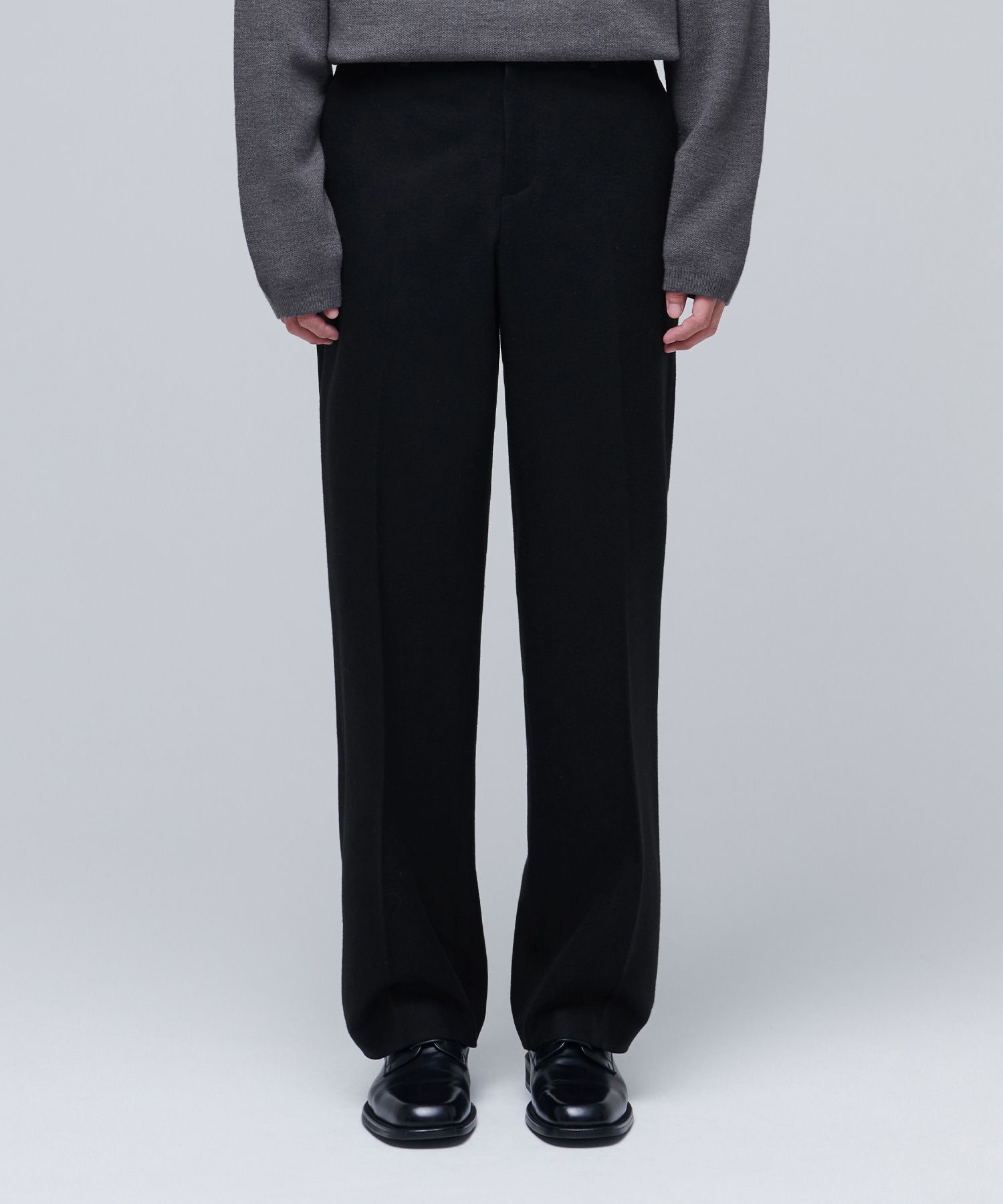 MUSINSA公式 | MUSINSA STANDARD ウールフランネルワイドスラックス