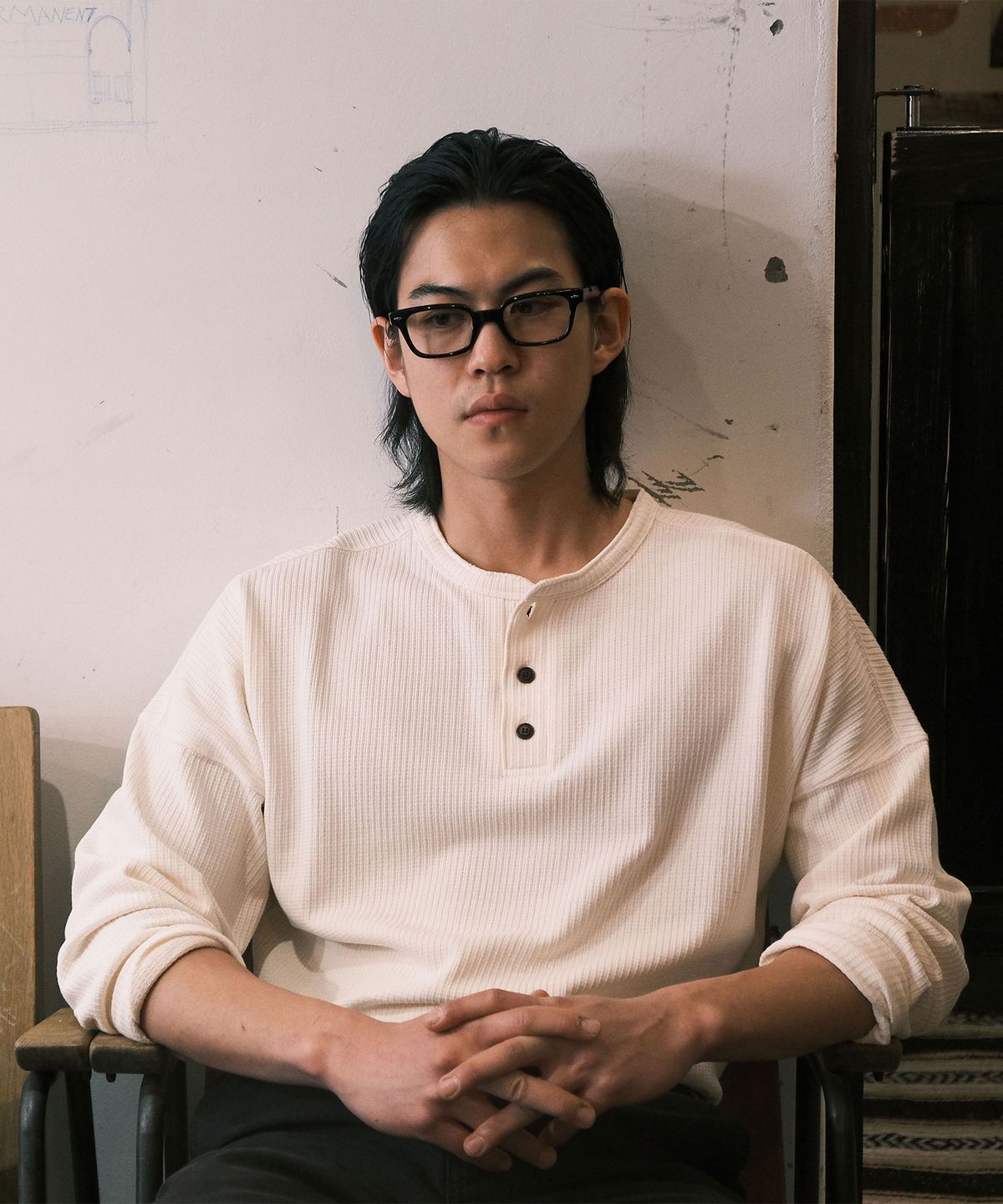 비디알(VDR) COZY HENLYNECK LONG SLEEVE [Cream]