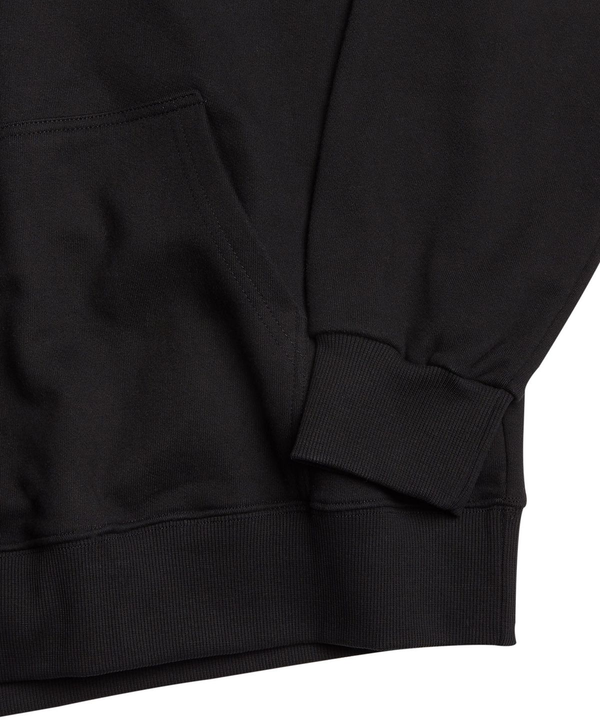 프로타곤(PROTAGON) Parallel Line Logo Hoodie (Black)