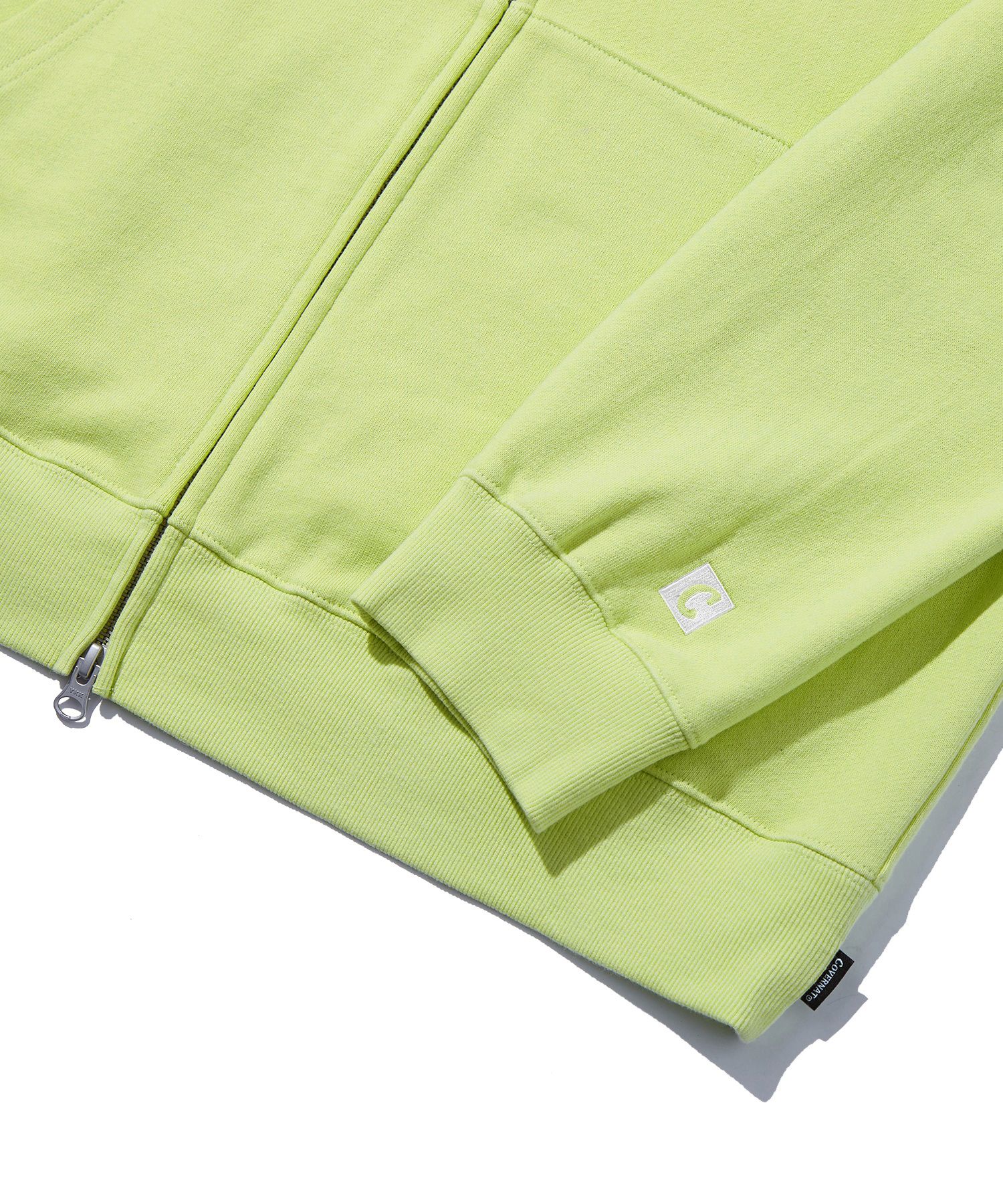 パーカー・フーディ COVERNAT Authentic Logo Hoodie Zip-Up Lime MUSINSA | COVERNAT Authentic Logo Hoodie Zip-Up Lime