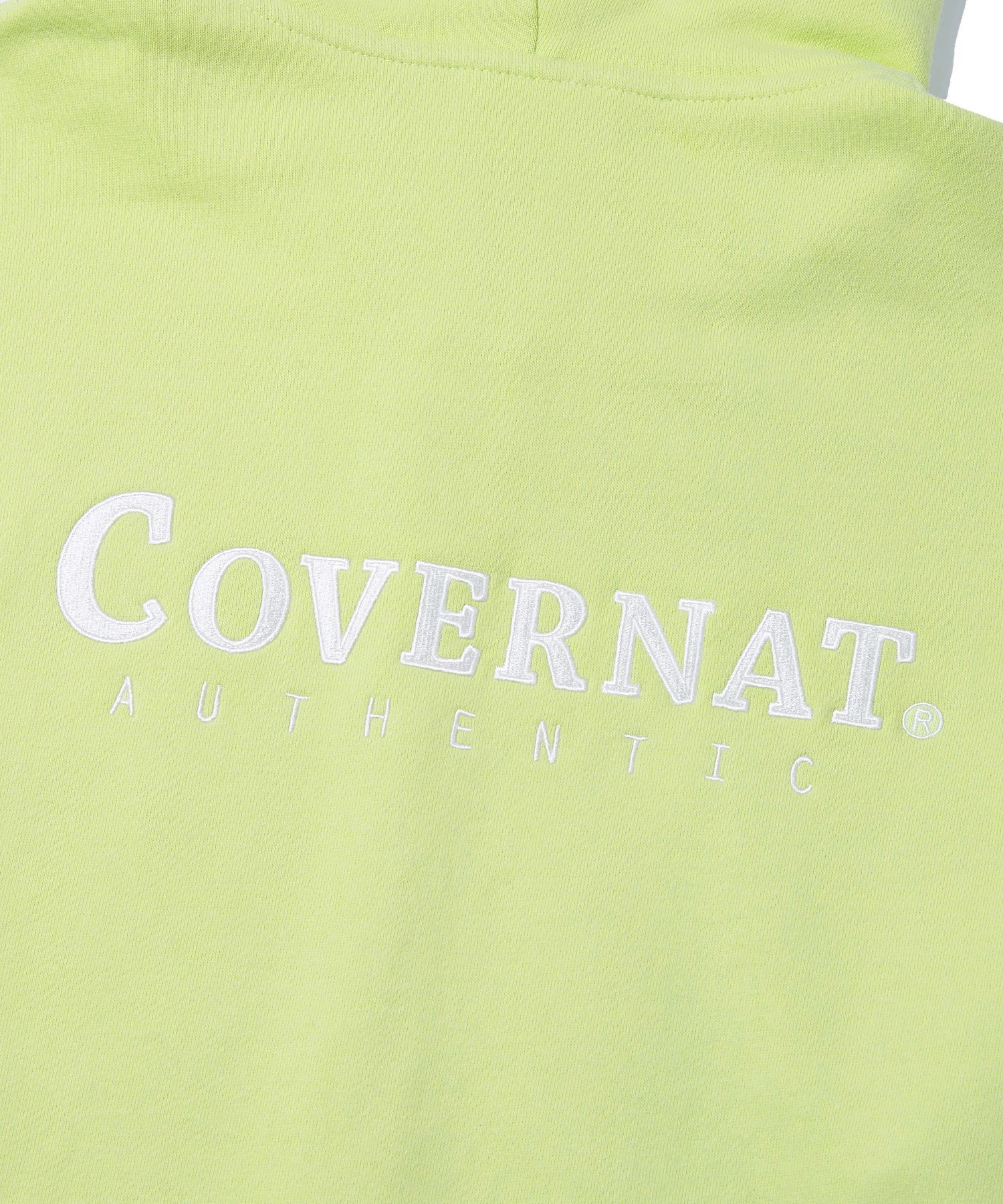 パーカー・フーディ COVERNAT Authentic Logo Hoodie Zip-Up Lime MUSINSA | COVERNAT Authentic Logo Hoodie Zip-Up Lime