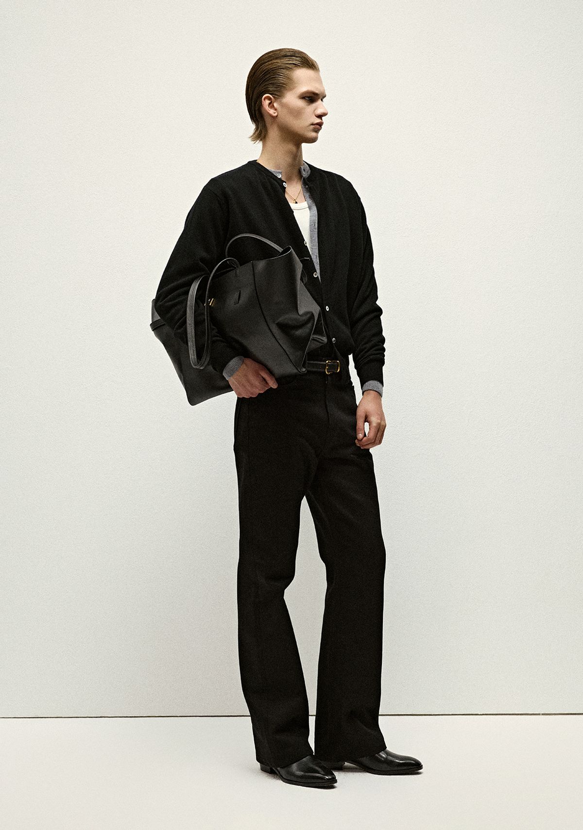 세비지(SAVAGE) Bootcut Fit Denim Jeans - Black