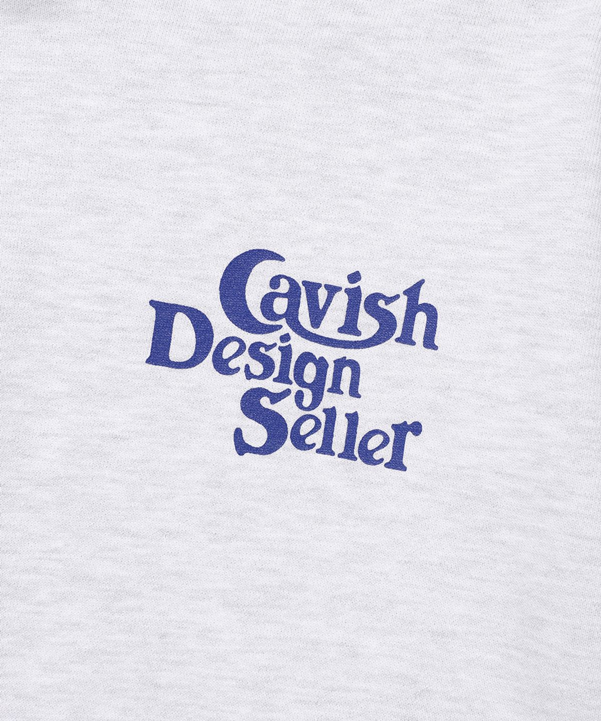 카비시(CAVISH) SELLER LOGO HOODIE LIGHT GREY(BLUE)(CV2BFUM400A)