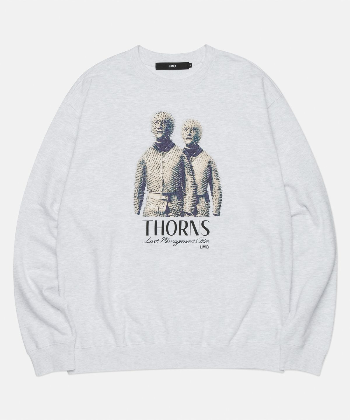 엘엠씨(LMC) LMC THORNS ARMOR SWEATSHIRT light heather gray