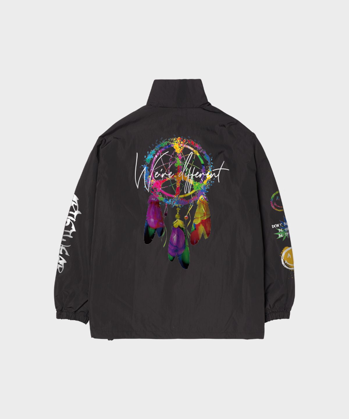 아티스트웨어(ARTISTWEAR) [ATW] 디퍼런트 우븐 오버핏 바람막이 아노락 자켓