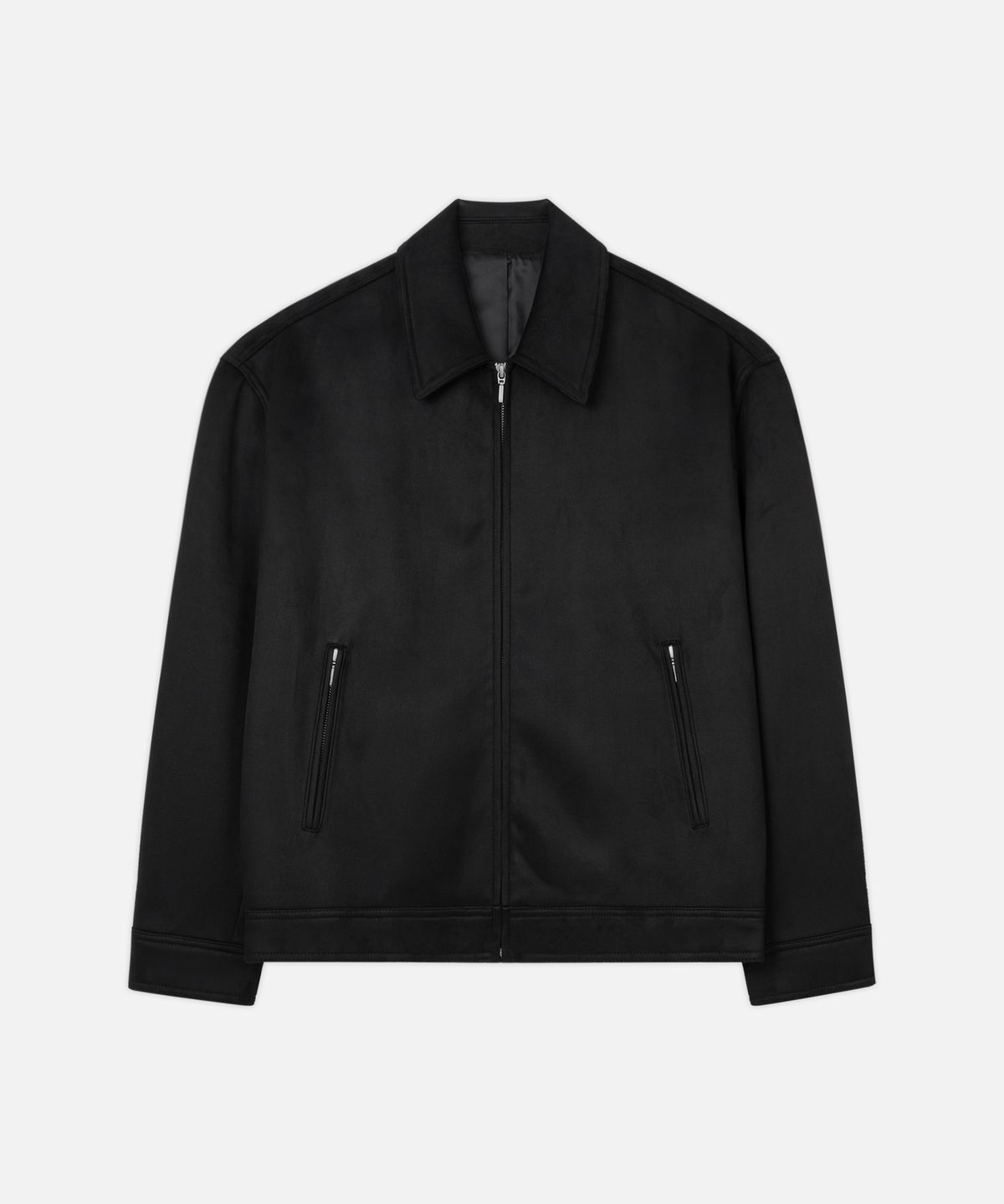 드로우핏(DRAW FIT) 리에디션 스웨이드 자켓 [BLACK]