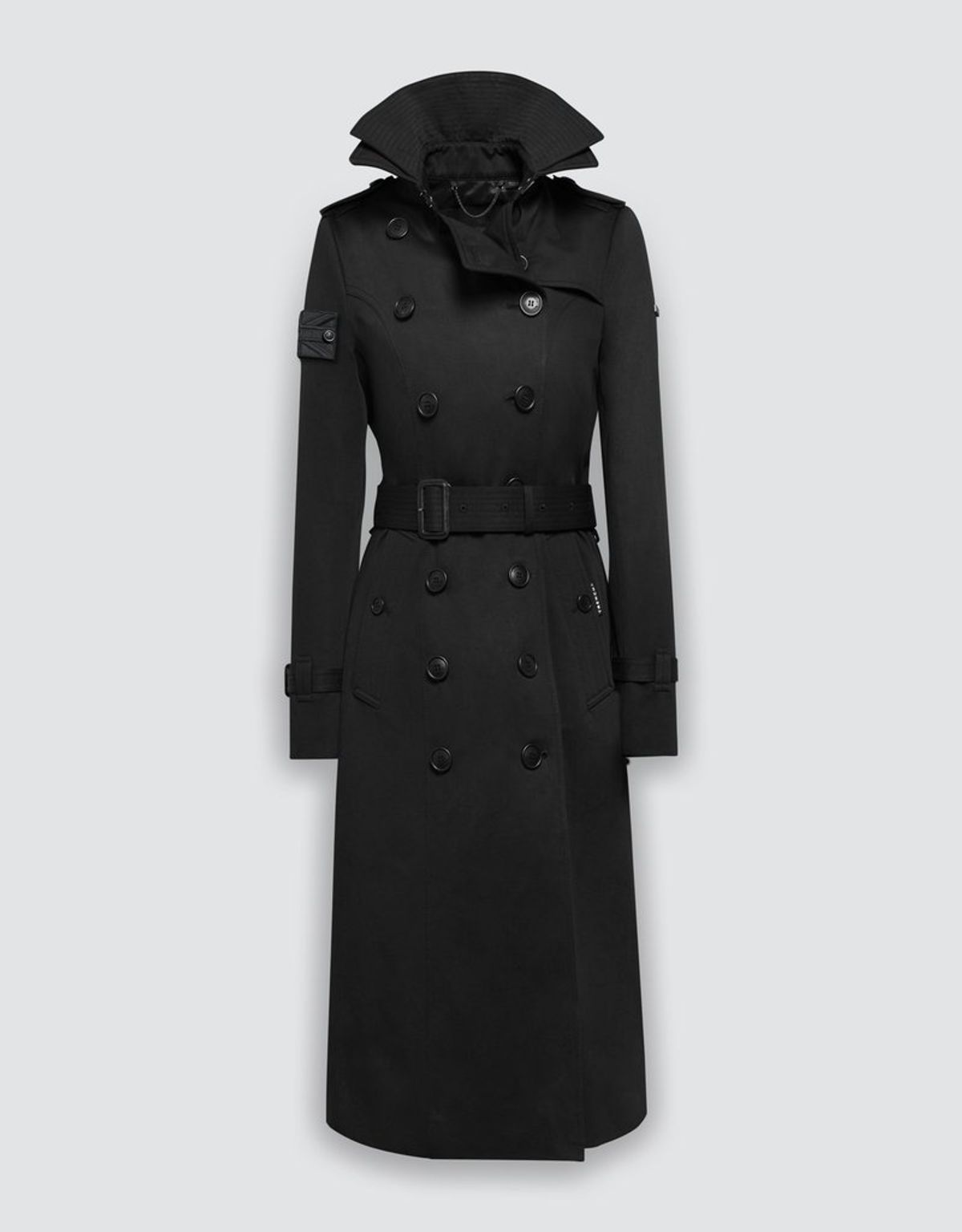 트렌치런던(TRENCH LONDON) 슬론 트렌치 코트 (BLACK/BLACK/BLACK)