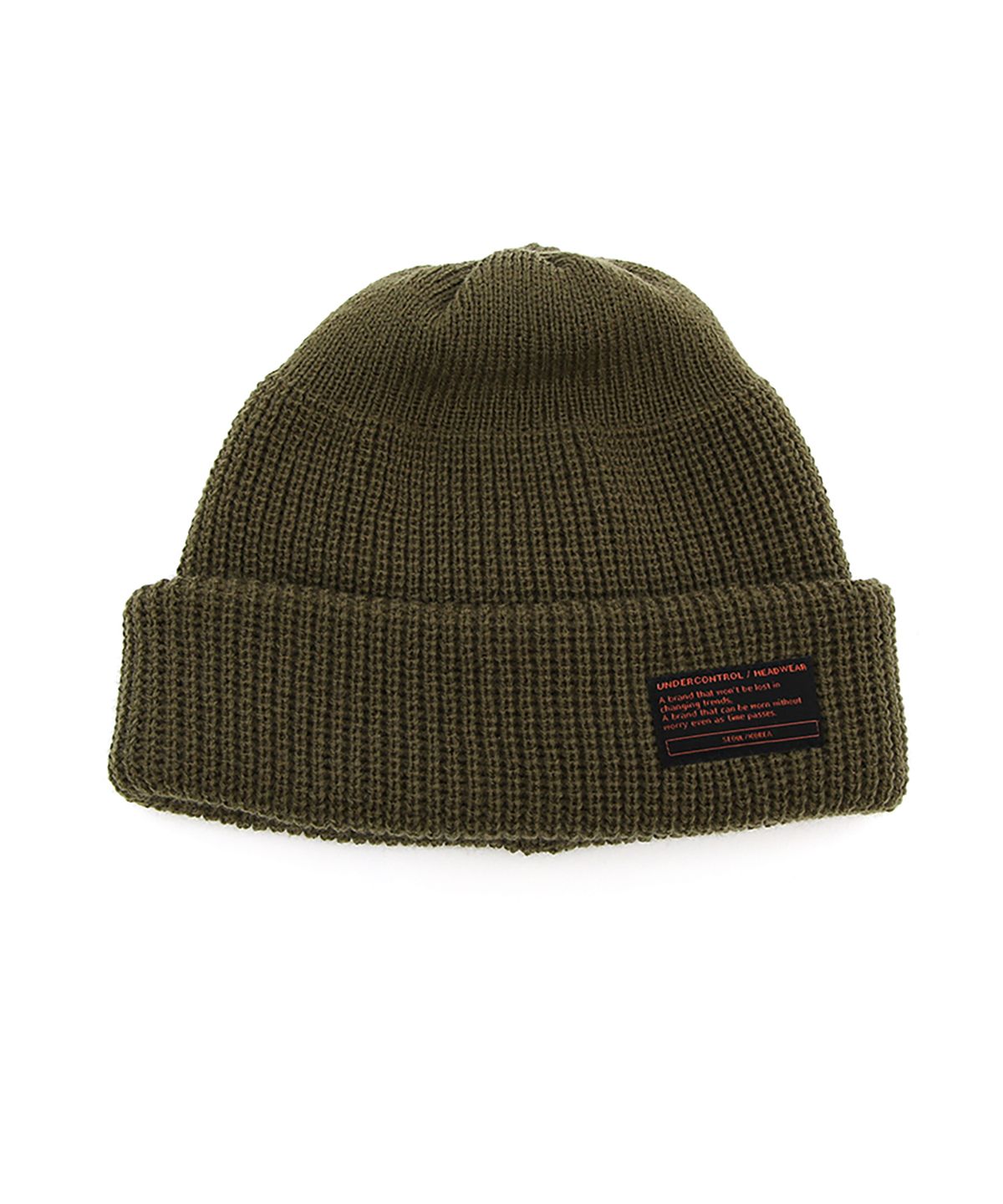언더컨트롤(UNDERCONTROL) 겨울 숏비니 BEANIE / MONK FIT / COMBAT / KHAKI