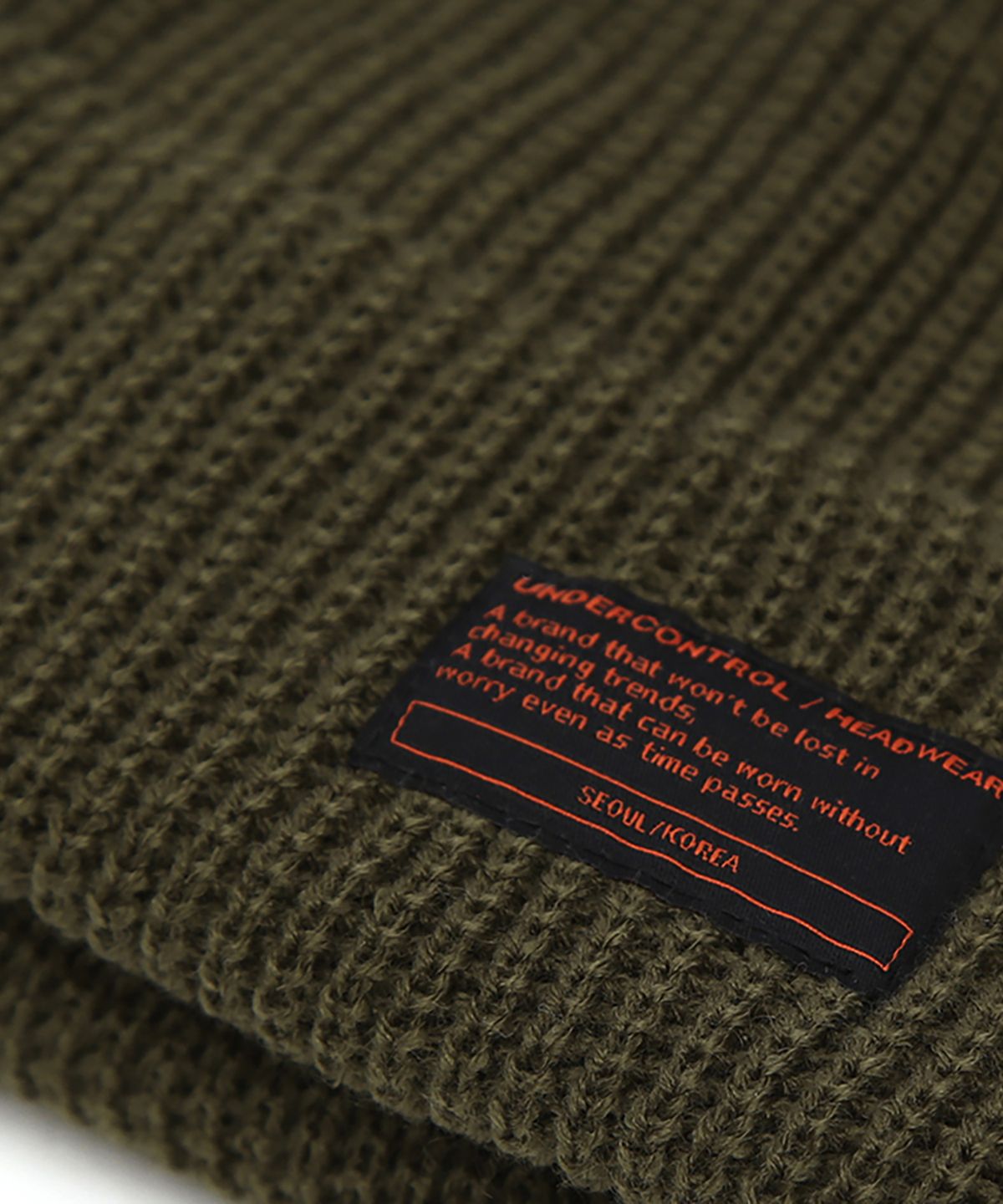 언더컨트롤(UNDERCONTROL) 겨울 숏비니 BEANIE / MONK FIT / COMBAT / KHAKI