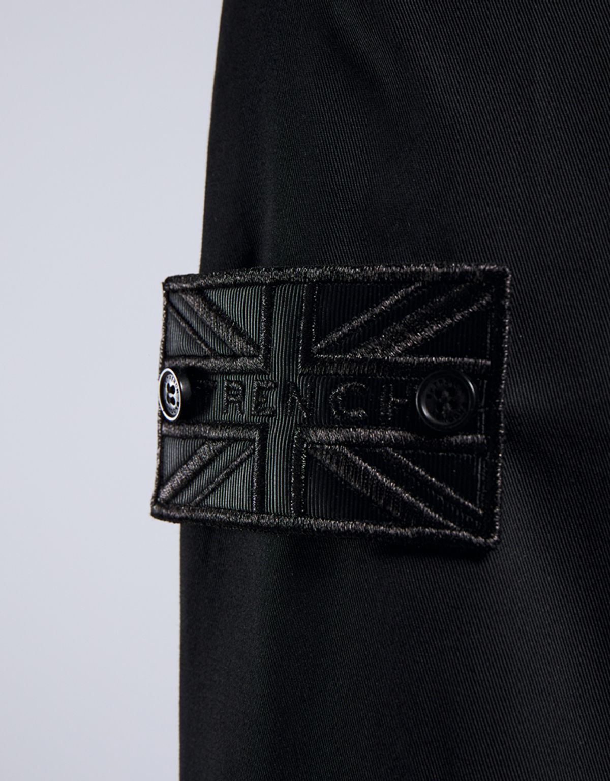 트렌치런던(TRENCH LONDON) 퀸 클래식 트렌치 코트 (BLACK/BLACK/BLACK)