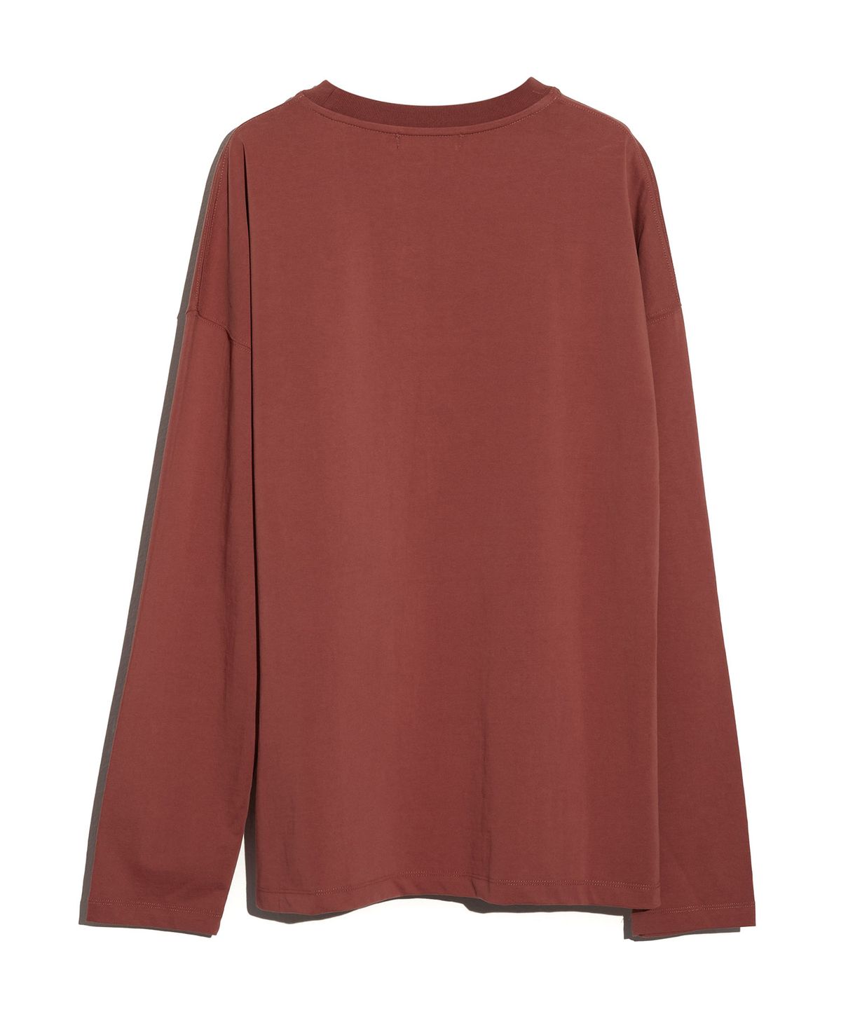 프로타곤(PROTAGON) OG Symbol Oversized Long-sleeved Tee (Brown)