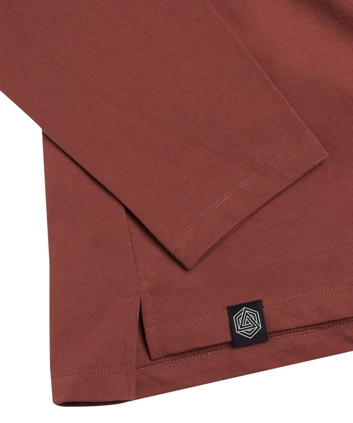 프로타곤(PROTAGON) OG Symbol Oversized Long-sleeved Tee (Brown)