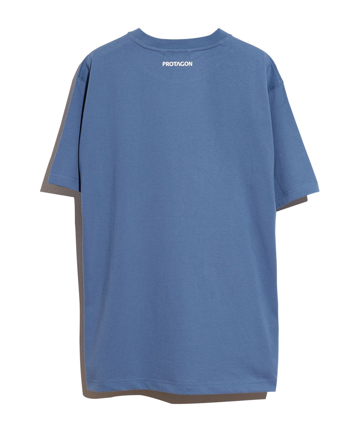 프로타곤(PROTAGON) Whale Symbol Short-sleeved Tee (Blue)