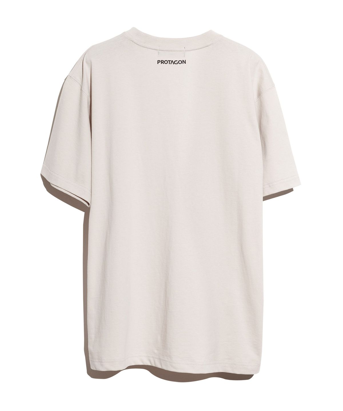 프로타곤(PROTAGON) Whale Symbol Short-sleeved Tee (Ivory)