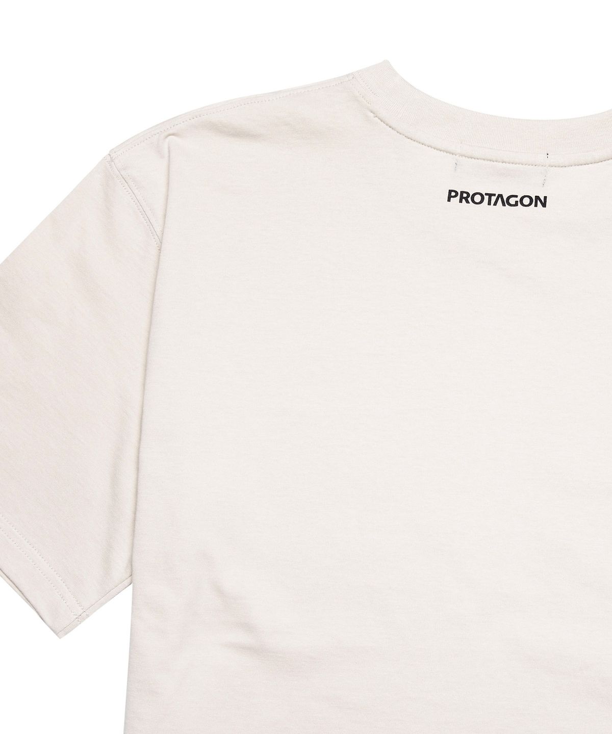 프로타곤(PROTAGON) Whale Symbol Short-sleeved Tee (Ivory)