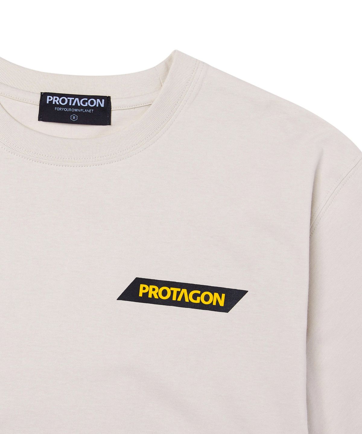 프로타곤(PROTAGON) A-17 Short-sleeved Tee (Ivory)