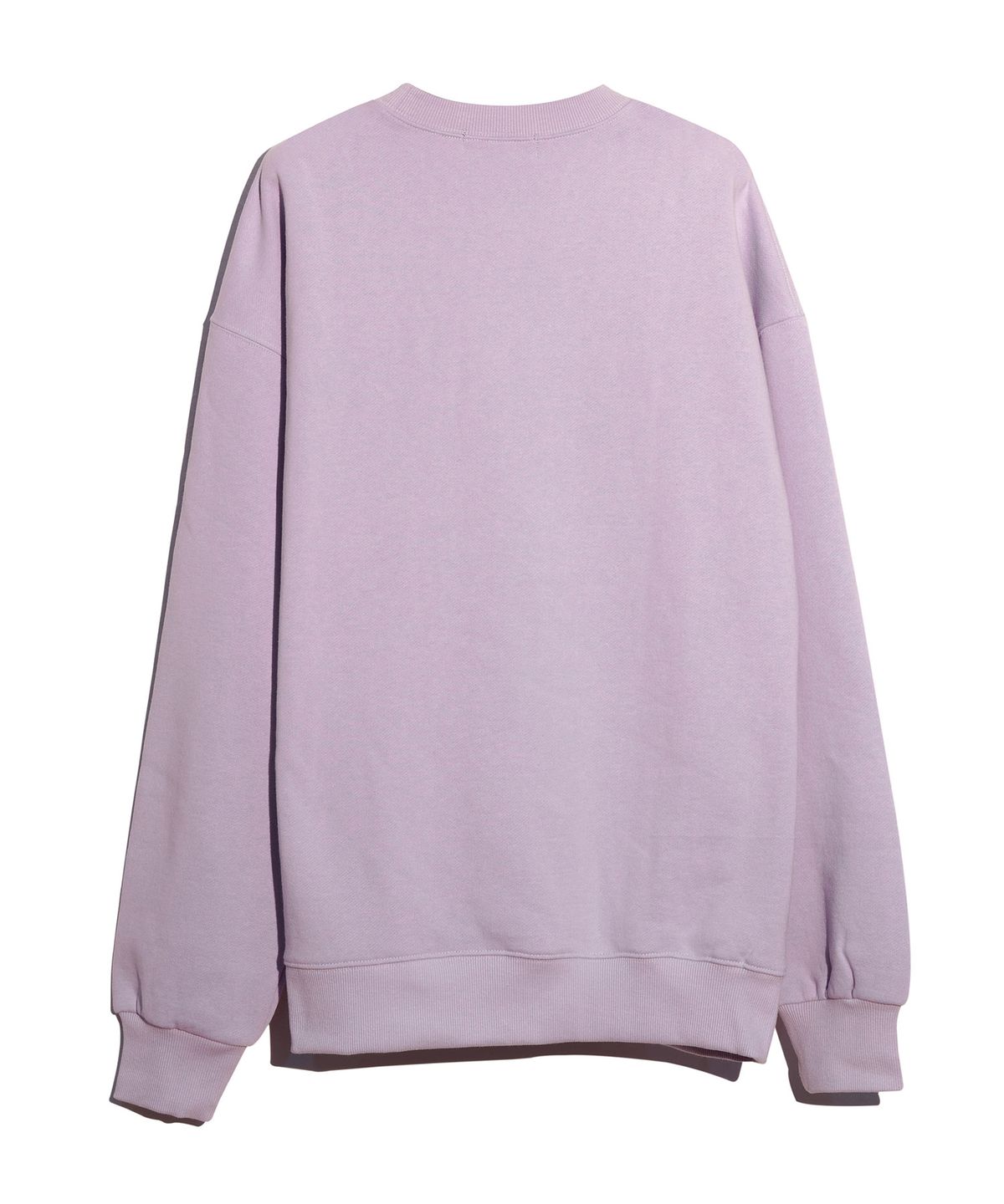 프로타곤(PROTAGON) [기모] Handwriting Logo Oversized Sweat Shirts (Lavender)