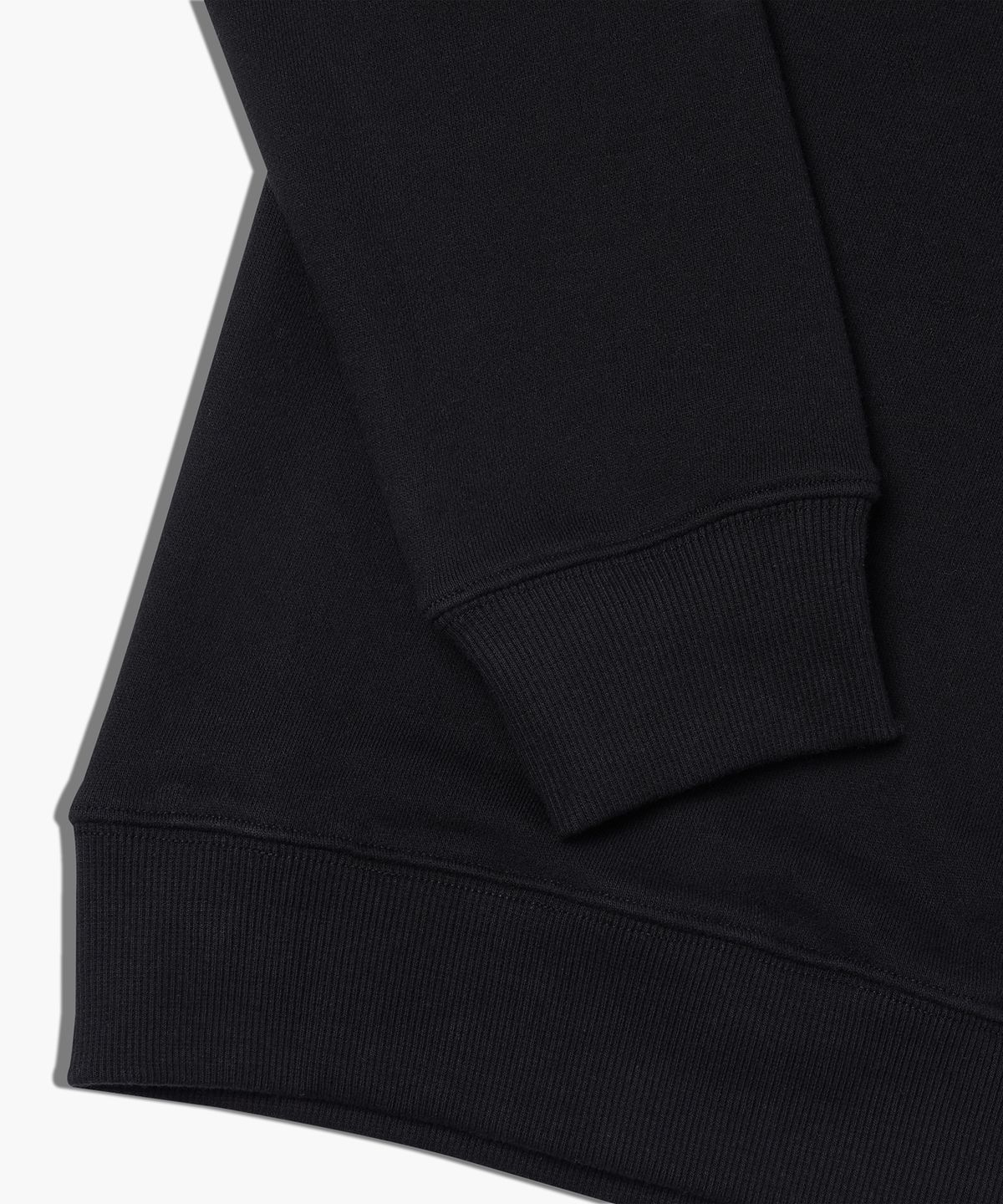 프로타곤(PROTAGON) Rough Box Logo Oversized Sweat Shirts (Black)