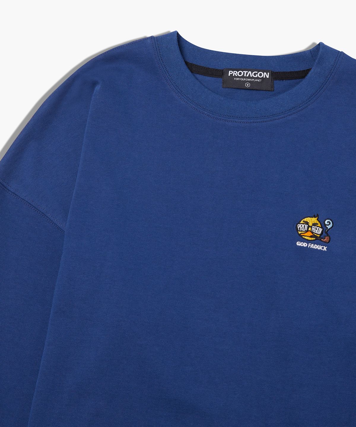 프로타곤(PROTAGON) God Faduck Long-sleeved Tee (Blue)