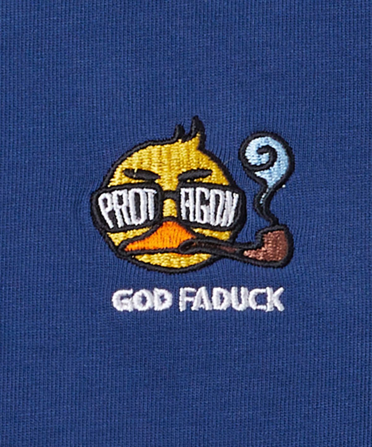 프로타곤(PROTAGON) God Faduck Long-sleeved Tee (Blue)
