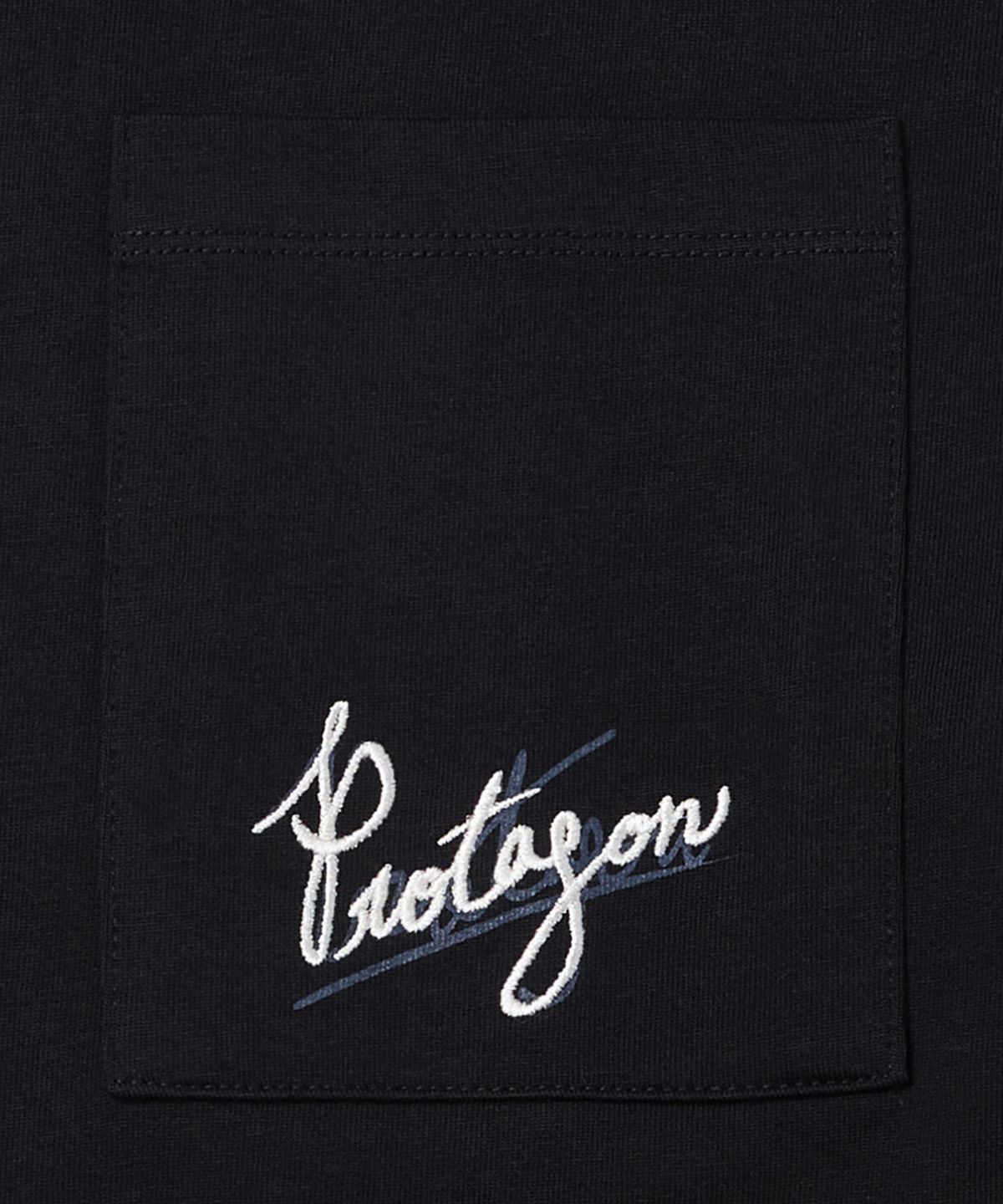 프로타곤(PROTAGON) Hand Writhing Logo Long-sleeved Tee (Black)