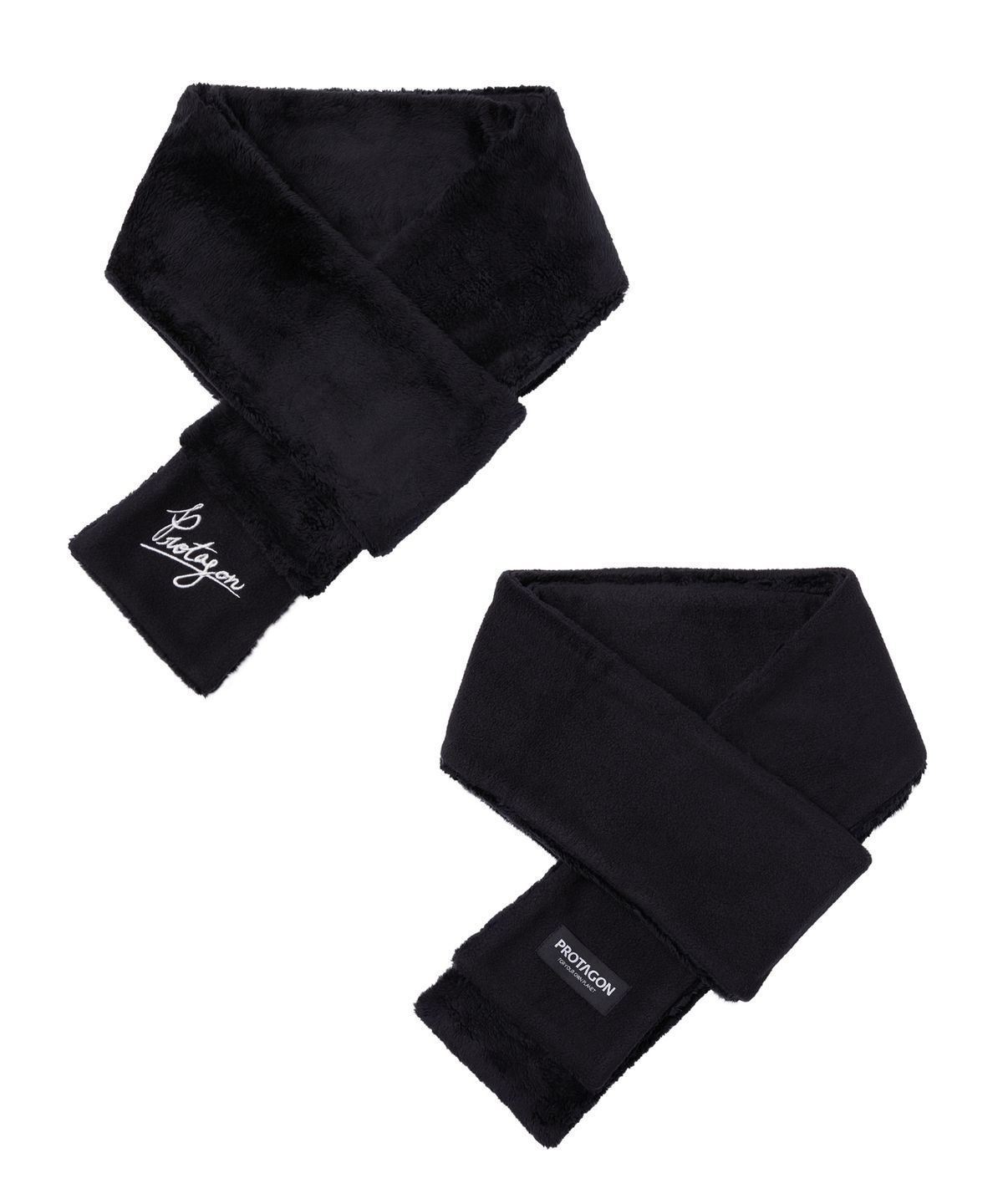 프로타곤(PROTAGON) Reversible Fleece Muffler