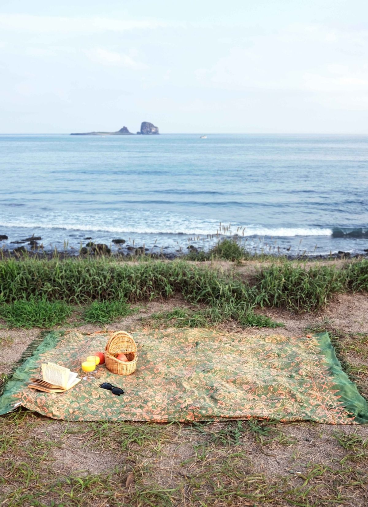 멧앤멜(MATT AND MEL) [Comfy Sarong] Vintage garden - Green