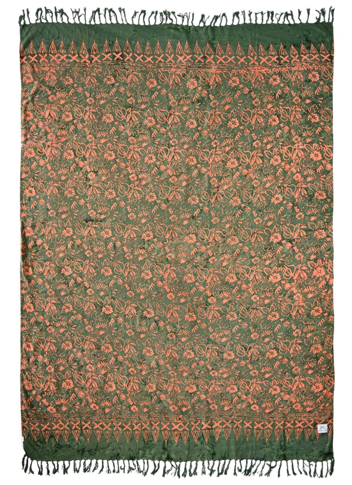 멧앤멜(MATT AND MEL) [Comfy Sarong] Vintage garden - Green