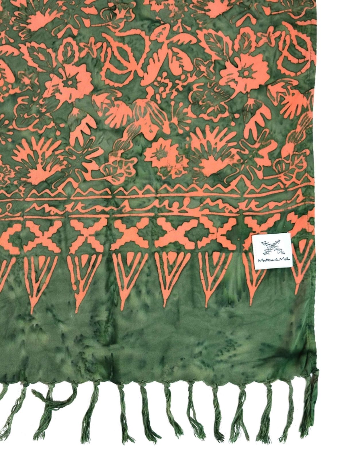 멧앤멜(MATT AND MEL) [Comfy Sarong] Vintage garden - Green