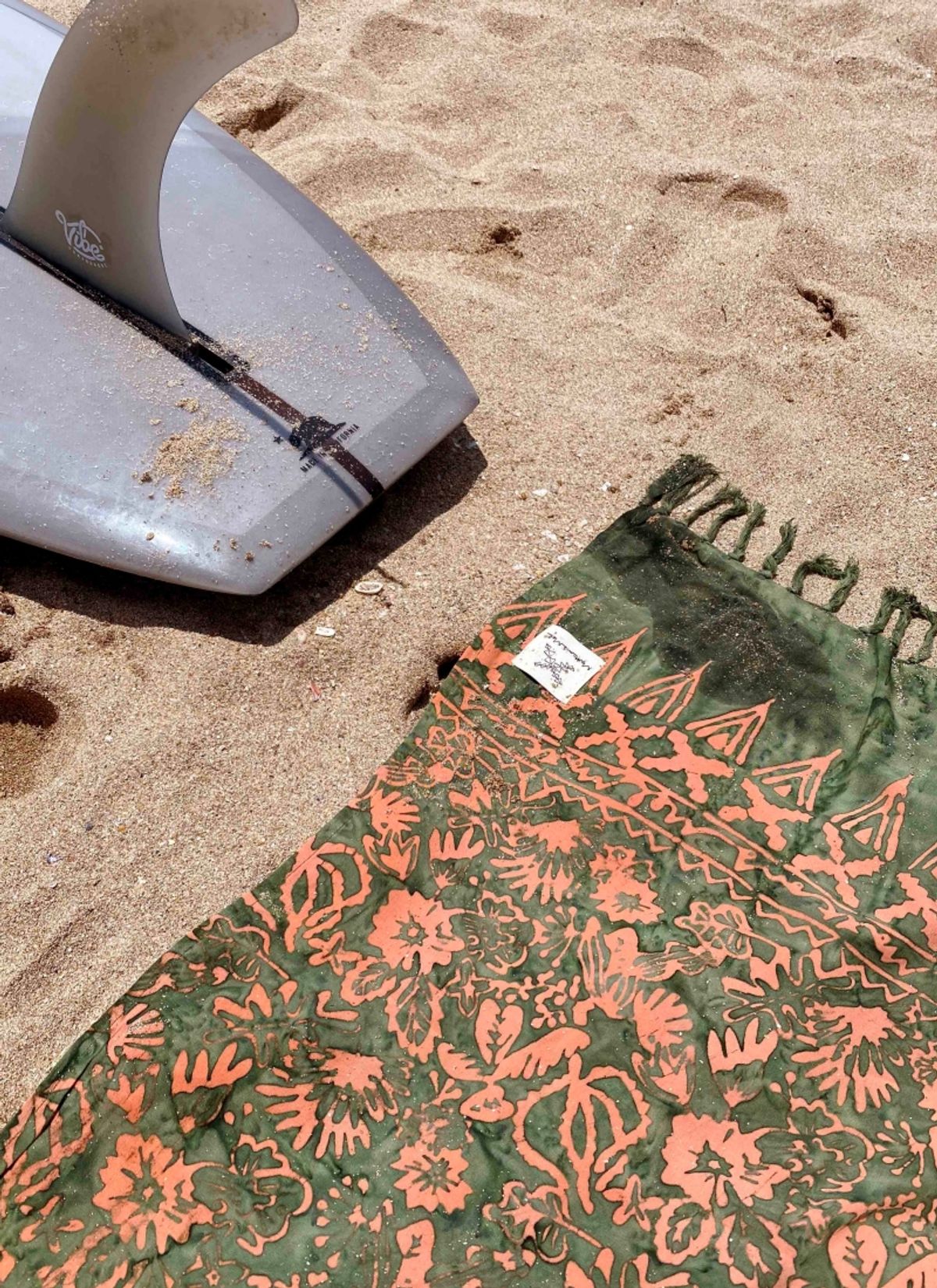 멧앤멜(MATT AND MEL) [Comfy Sarong] Vintage garden - Green