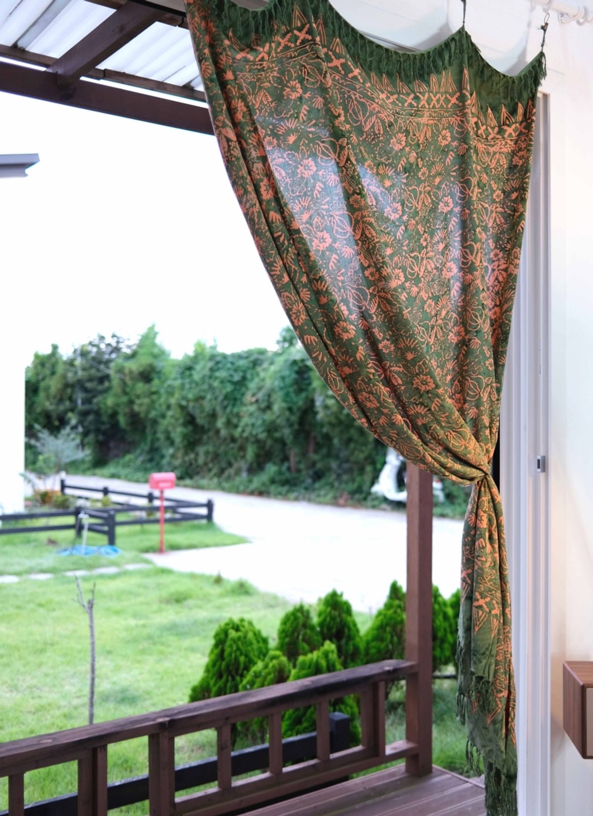 멧앤멜(MATT AND MEL) [Comfy Sarong] Vintage garden - Green